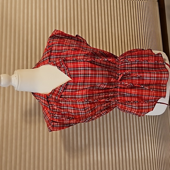 VINTAGE FLANNEL PATTERN TOP SHIRT - Picture 1 of 6